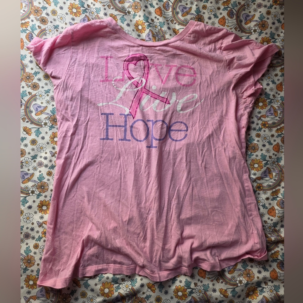 Fashion Bug Pink Love Hope T-Shirt
